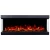 Aflamo Superb 3D 160 (163.2 cm) black 3-sided inset electric fireplace