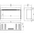 Aflamo Superb 3D 103.2 cm black 3-sided inset electric fireplace