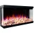 Aflamo Superb 40 black 3-sided inset electric fireplace