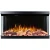 Aflamo Superb 40 black 3-sided inset electric fireplace