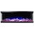 Aflamo Superb 50 black 3-sided inset electric fireplace