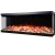 Aflamo Superb 50 black 3-sided inset electric fireplace