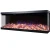 Aflamo Superb 50 black 3-sided inset electric fireplace