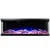 Aflamo Superb 60 black 3-sided inset electric fireplace