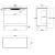 Aflamo Tower 3D 71 cm black 3-sided freestanding electric fireplace