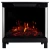 Aflamo Tower + Stand 71 cm black 3-sided freestanding electric fireplace
