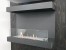 Dakota - Black three sided bioethanol fireplace 90 cm wide