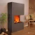Glow Fire Tucholsky Left Corner Grey - OMC 600 | Freestanding Water Vapour Fireplace, Grey, 91 cm x 150 cm x 35 cm