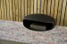 Black UFO-60 Hein & Haugaard handcrafted ceiling-mounted fireplace