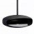 Hein & Haugaard UFO-80 ceiling-mounted bioethanol fireplace in a black finish