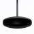 Hein & Haugaard UFO-80 ceiling-mounted bioethanol fireplace in a black finish