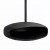 Hein & Haugaard UFO-80 ceiling-mounted bioethanol fireplace in a black finish
