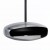 Hein & Haugaard UFO-80 ceiling-mounted bioethanol fireplace in a steel finish