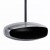 Hein & Haugaard UFO-80 ceiling-mounted bioethanol fireplace in a steel finish