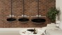 Hein & Haugaard UFO-80 ceiling-mounted bioethanol fireplace in a black finish