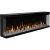 Aflamo Unique 127 cm black wall-mounted electric fireplace