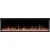Aflamo Unique 166 cm black wall-mounted electric fireplace