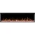 Aflamo Unique 153 cm black wall-mounted electric fireplace