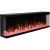 Aflamo Unique 254 cm black wall-mounted electric fireplace