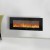 Xaralyn Trivero 180 Smart Electric fireplace - black wall mounted electric fireplace with app control