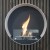 Delaware White - Round wallmounted bioethanol fireplace