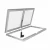 Vinorage Motorized Wine Cellar Glass Hatch - Stainless Steel (640x1000 mm)
