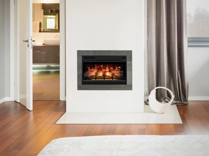 Build in electric fireplace