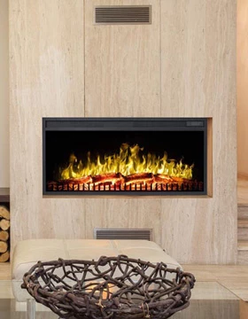 How realistic is an electric fireplace?