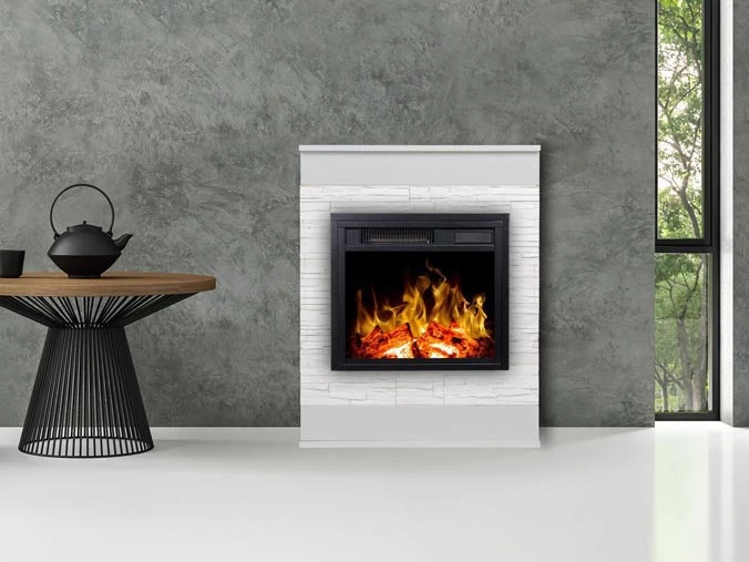 Mantel electric fireplace